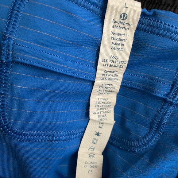 LULULEMON Men’s License to Train” Lined black shorts with reflective detail - Picture 5 of 11